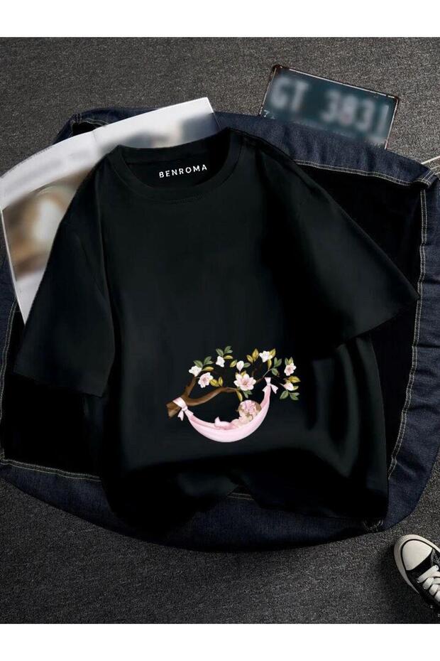 HAMİLE BASKILI TİSORT - 1