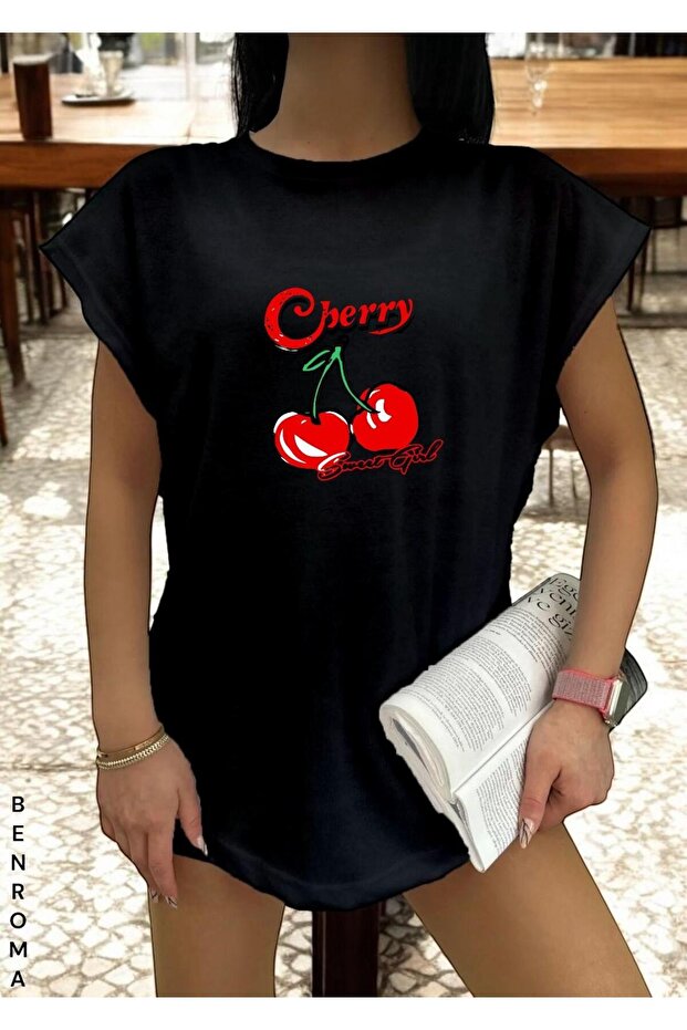 Sleeveless T-Shirt Printed