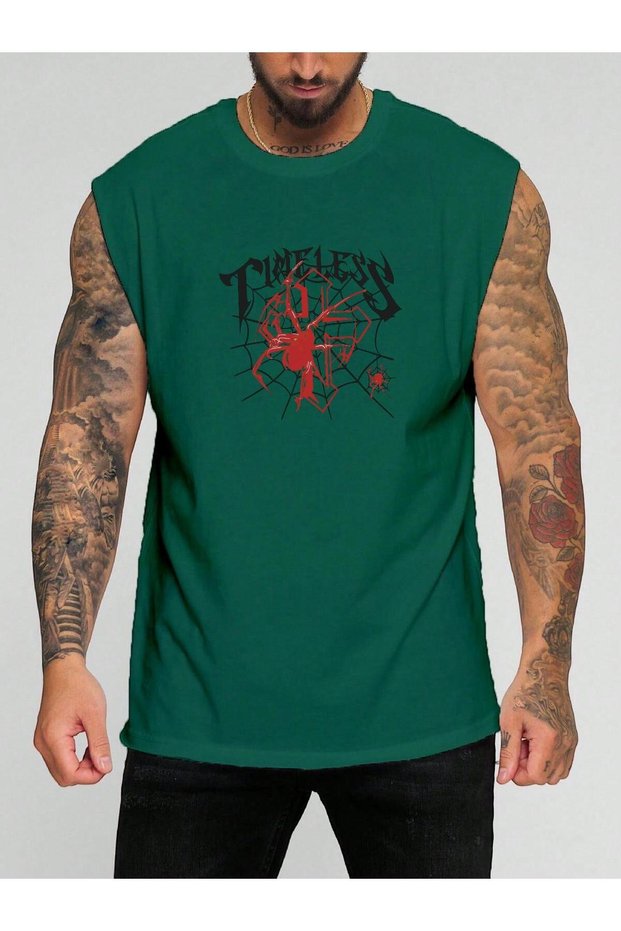 Timeless Printed Sleeveless T-Shirt