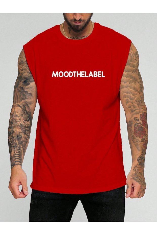 Moodthelabel Printed Sleeveless T-Shirt