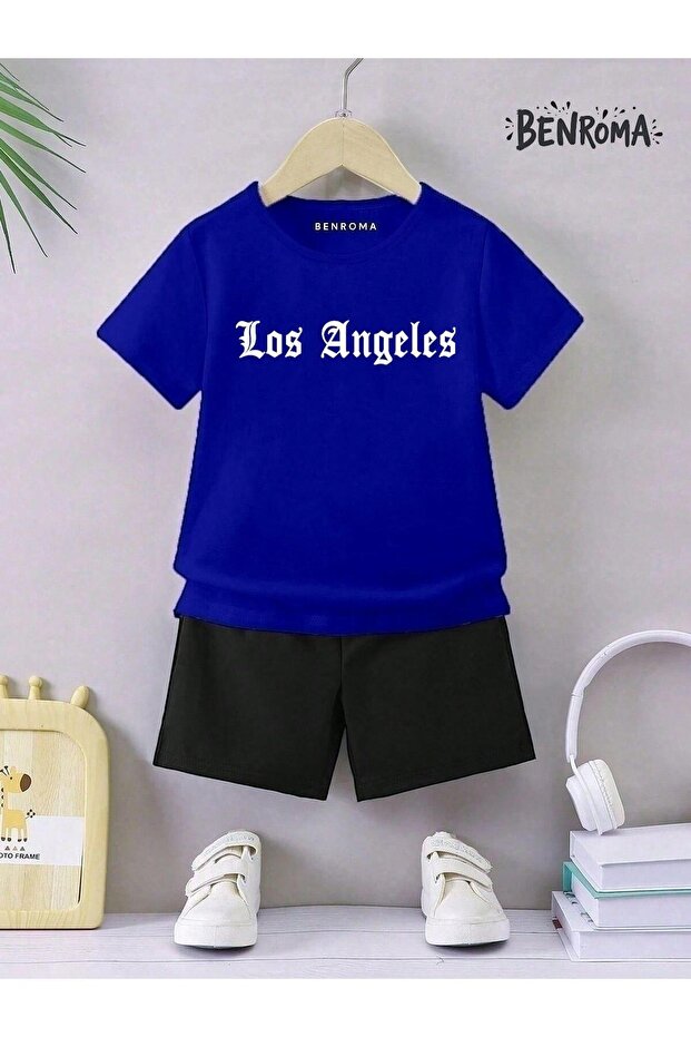 Children's Shorts Suit Unisex Character Printed