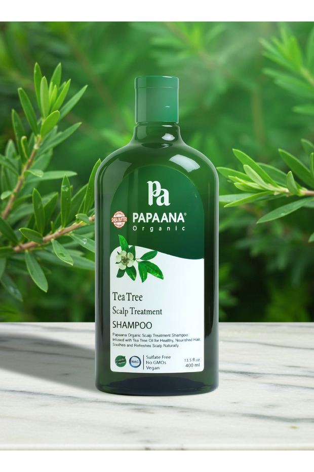 Papaana Organics Tea Tree Scalp Treatment Shampoo (400ml)