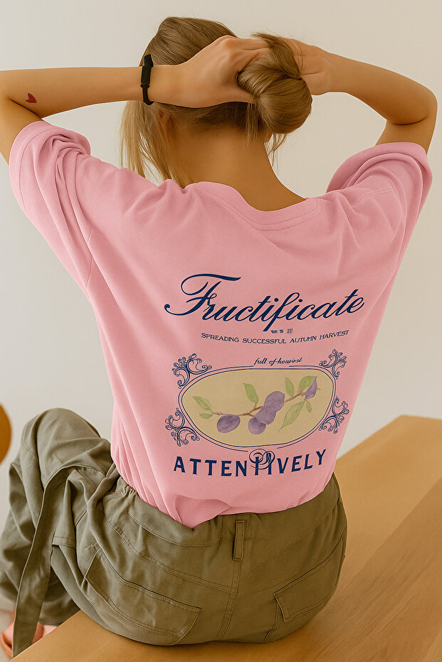 Oversıze Baskılı Tısort - 1