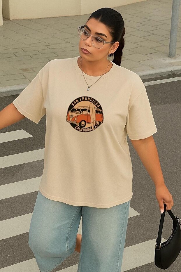 Oversized San Francisco Woswos Printed Unisex T-Shirt