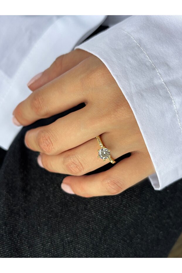 Solitaire Adjustable Ring - 2