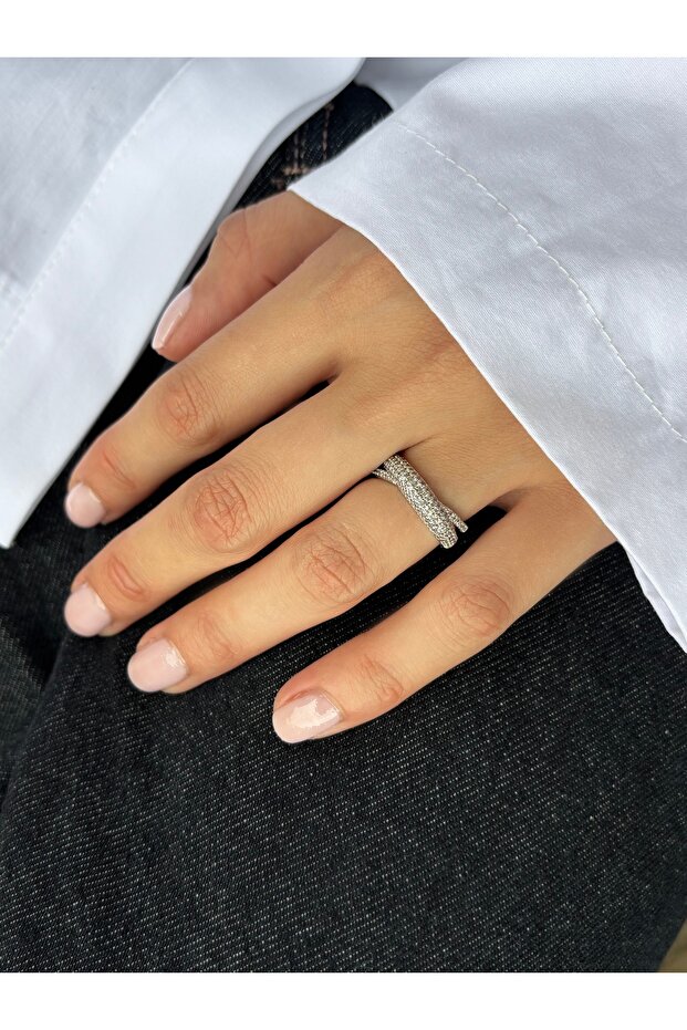 Cross Jewelled Ring