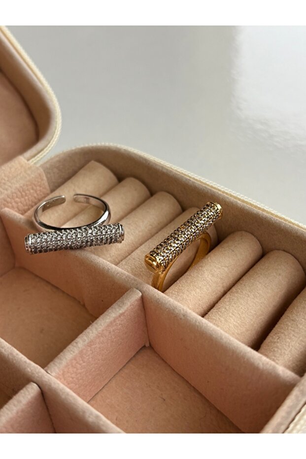 Angular Stone Ring - 4