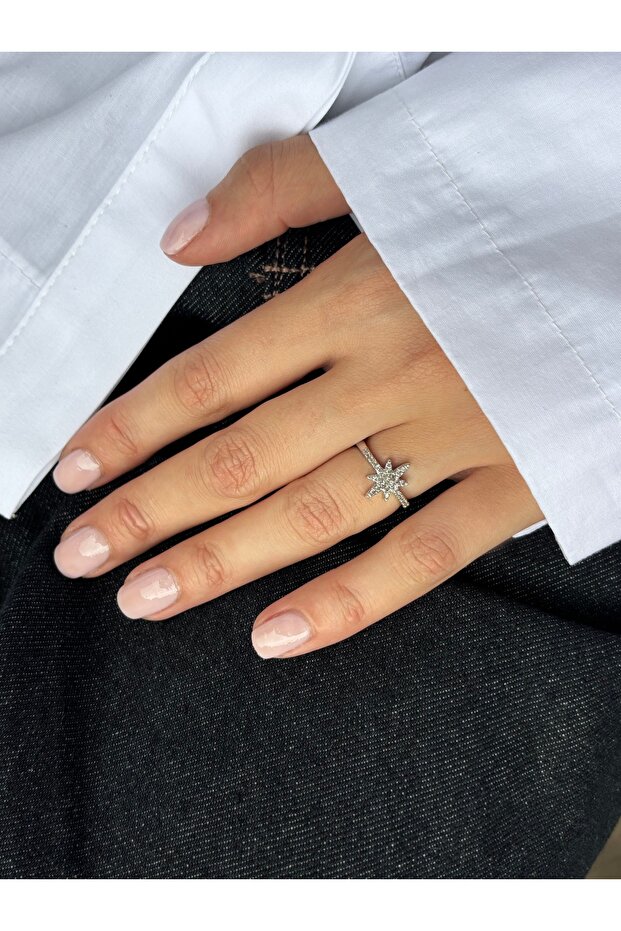 Polar Star Stone Ring