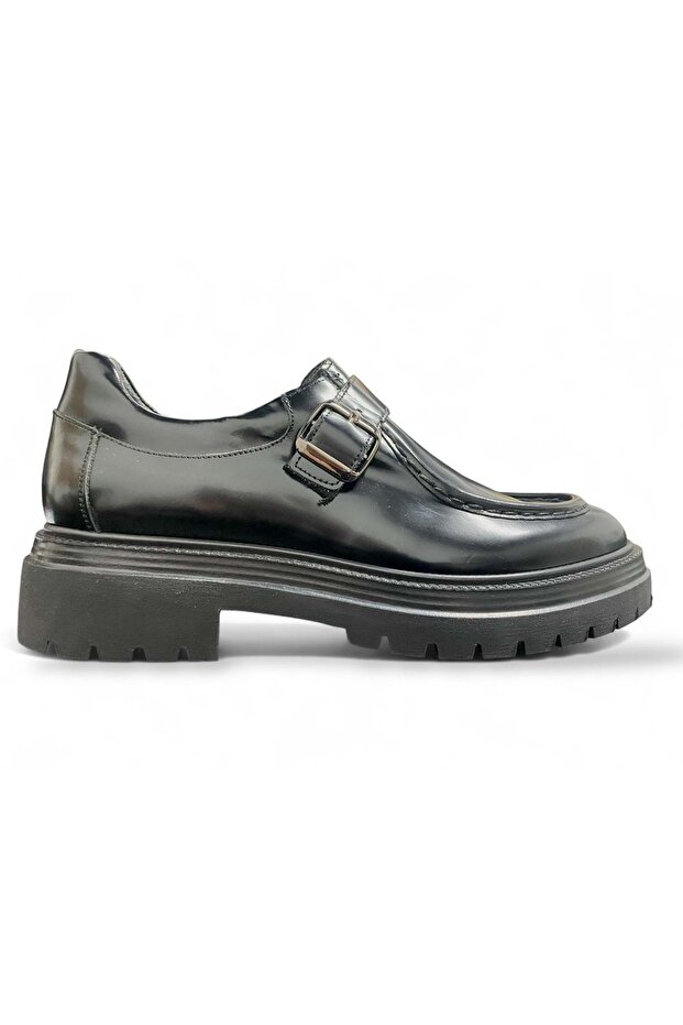 Men's Leather Casual Shoes C22518 - Black - 44