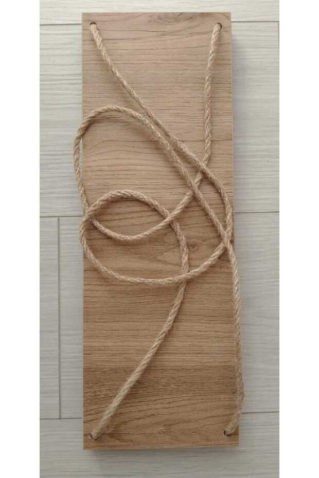 Halatlı Duvar Rafı - 6