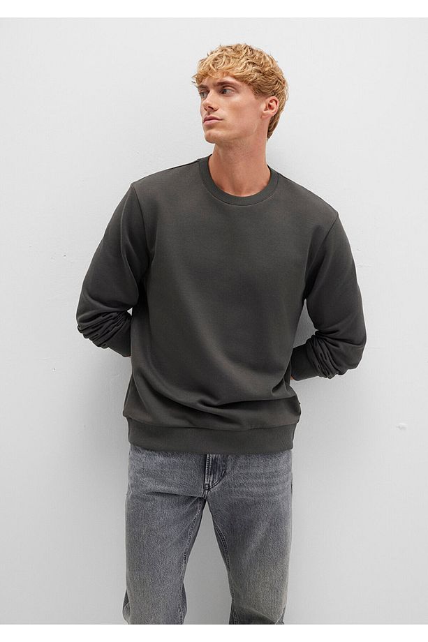 Bisiklet Yaka Yeşil Sweatshirt 0S10421-70090 - 1