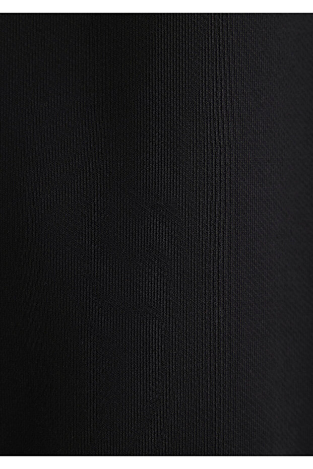 Bisiklet Yaka Siyah Basic Sweatshirt 0S10348-900 - 7