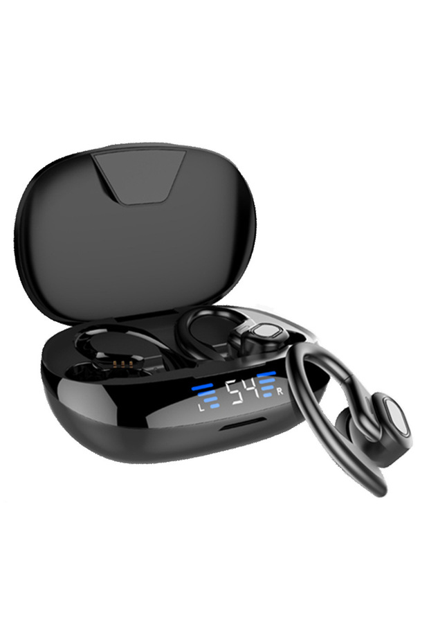 Bluetooth Headset Touch Wireless Ear-Mounted Digital Display With Mobile Power Charging Case Typc C - 7
