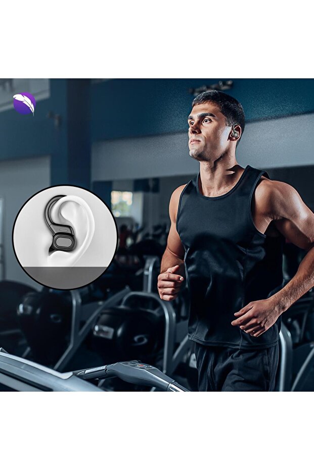 Bluetooth Headset Touch Wireless Ear-Mounted Digital Display With Mobile Power Charging Case Typc C - 6