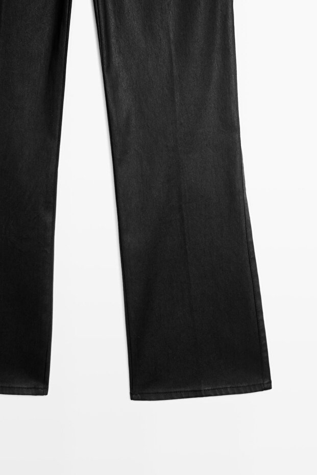 İspanyol paça crop pantolon - 7