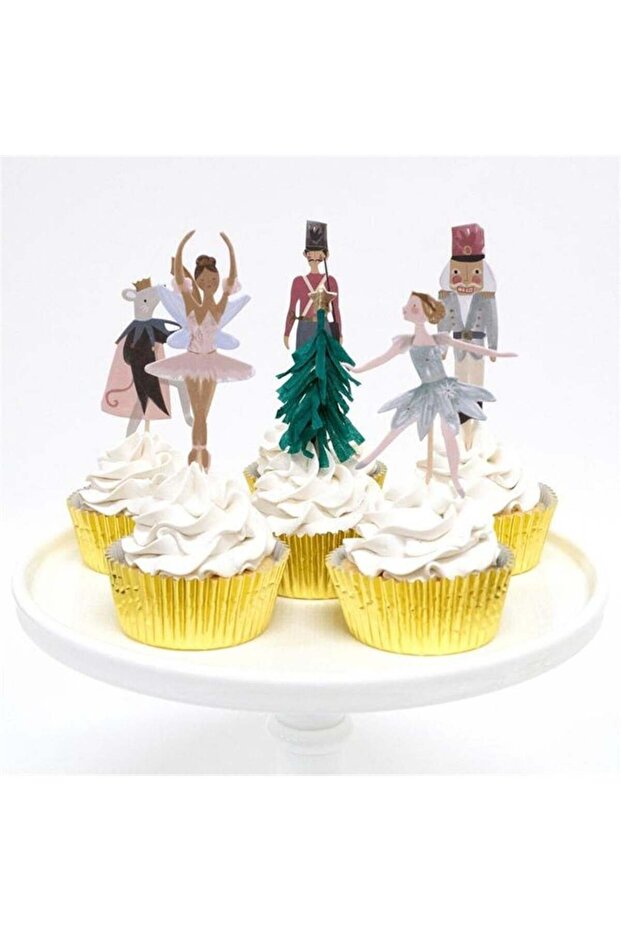 Meri Meri - Nutcracker Cupcake Kit - 2