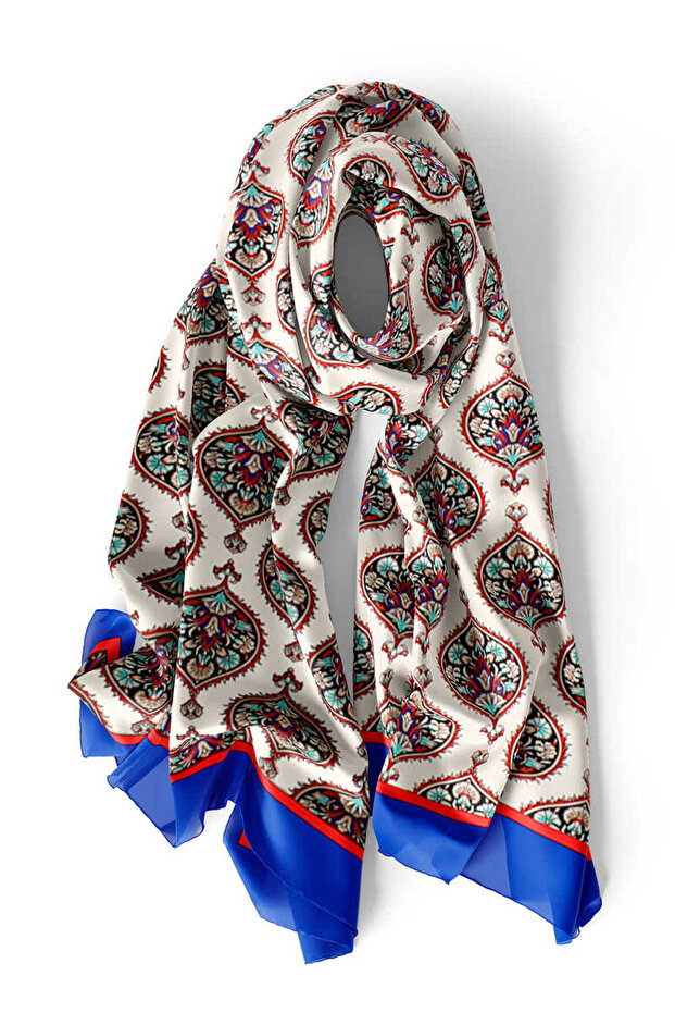 Eșarfă de mătase Saks Hatai Pattern - 3