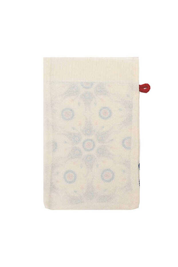 حقيبة صغيرة بنمط عين الشر مطبوعة باللون الفيروزي الذهبي - 2