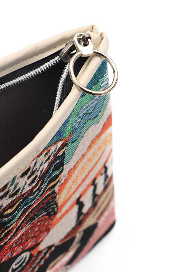 حقيبة يد منسوجة بنمط أفرو - 4