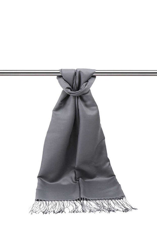 Füme İpek Görünümlü Şal - 2