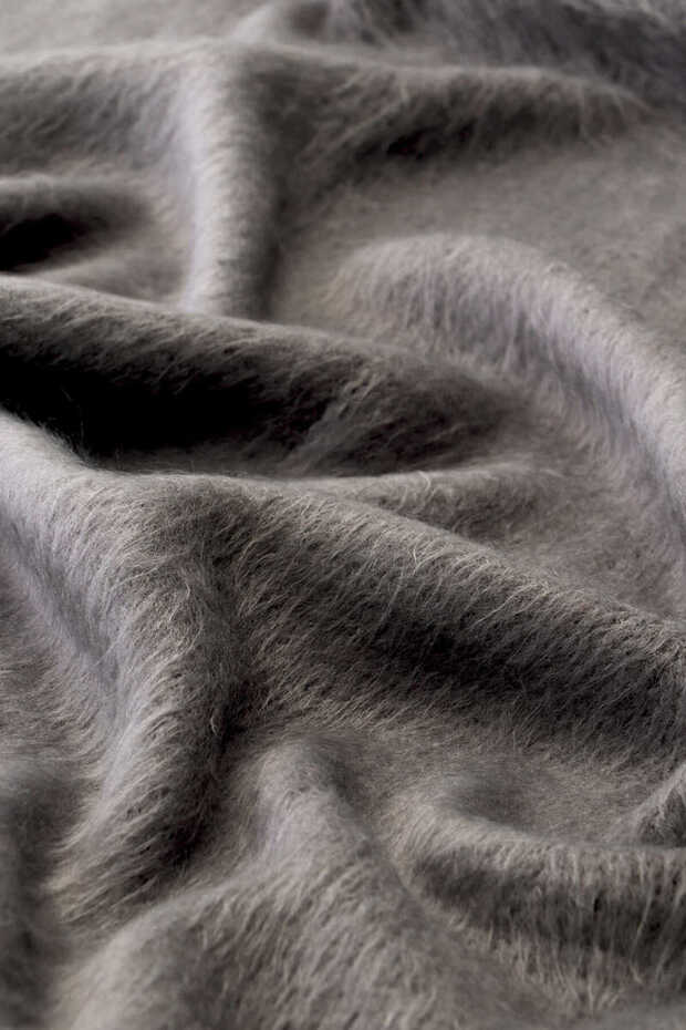 Antrasit Angora Şal - 4