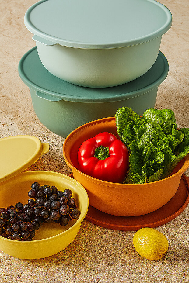 4 Size Round Aura Storage Set - With Lid - 2