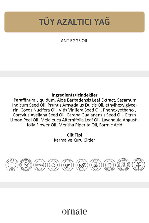 Karınca Yumurtası Bakım Yağı 20 ml Vegan Formic Asit Aloe Vera Kuru Ve Hassas Ciltler - 9