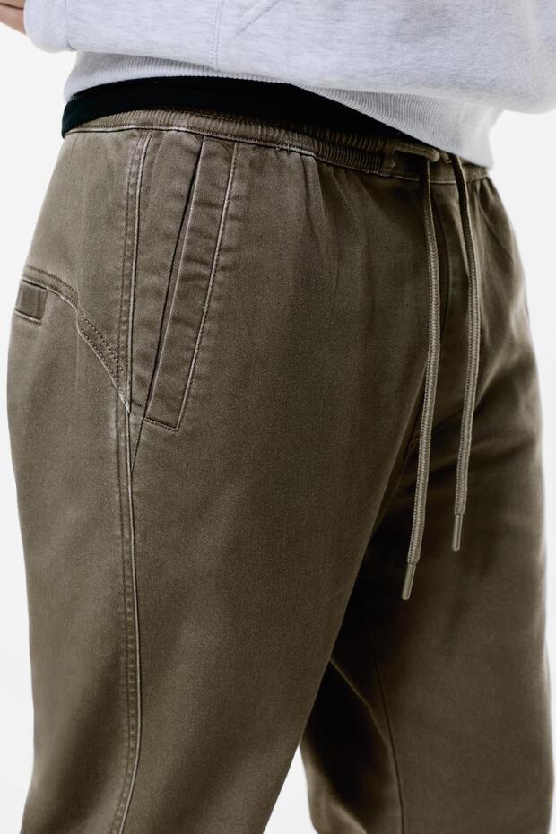 Rahat Kesim Jogger Pantolon - 5