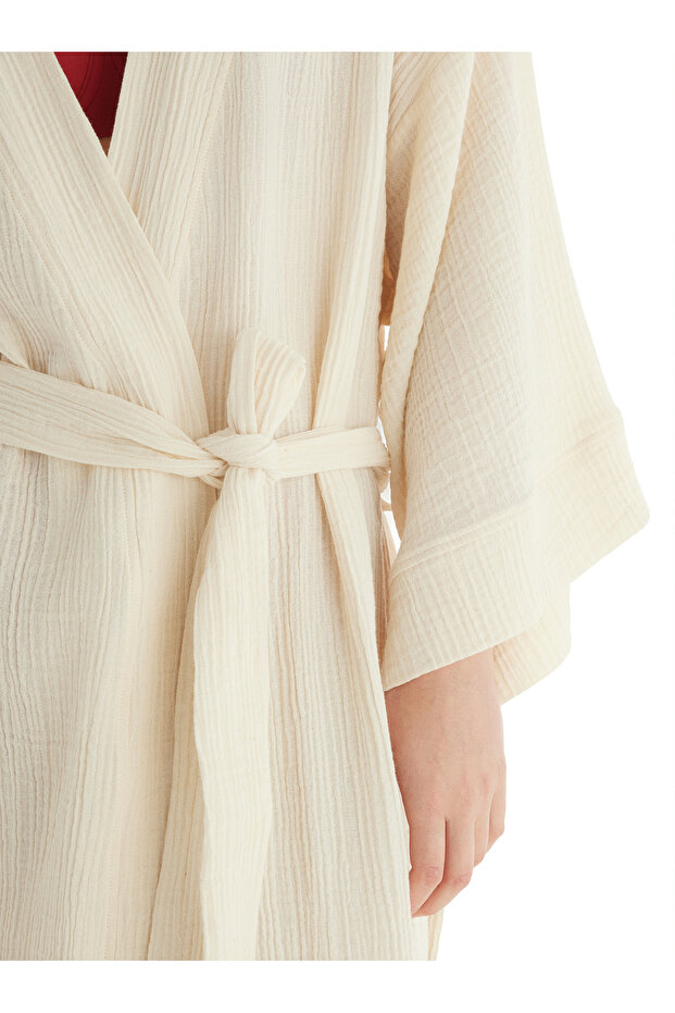 Kadın Kaftan 10722 - Krem - 5