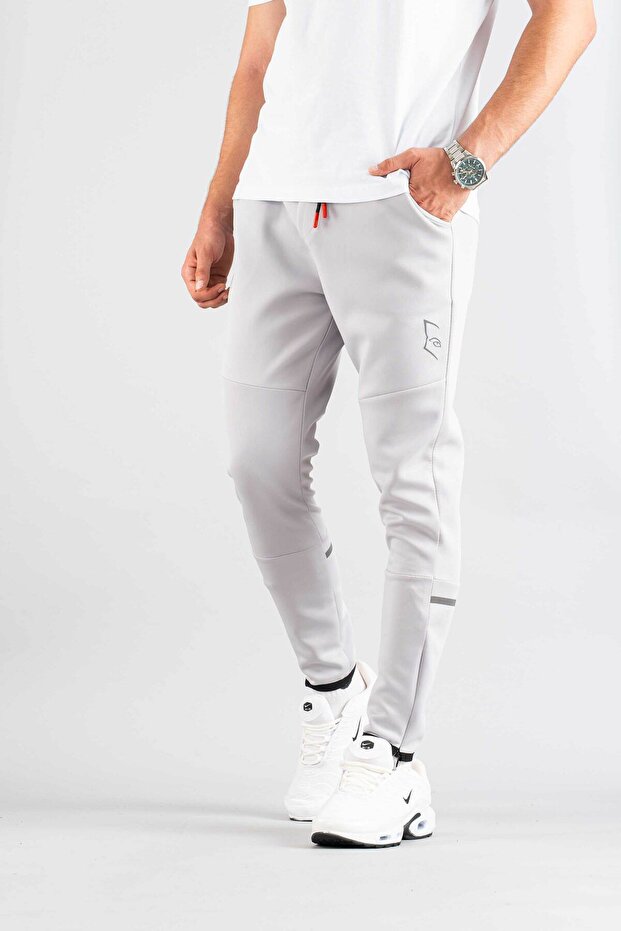 Men's Gray Sweatpants - 5