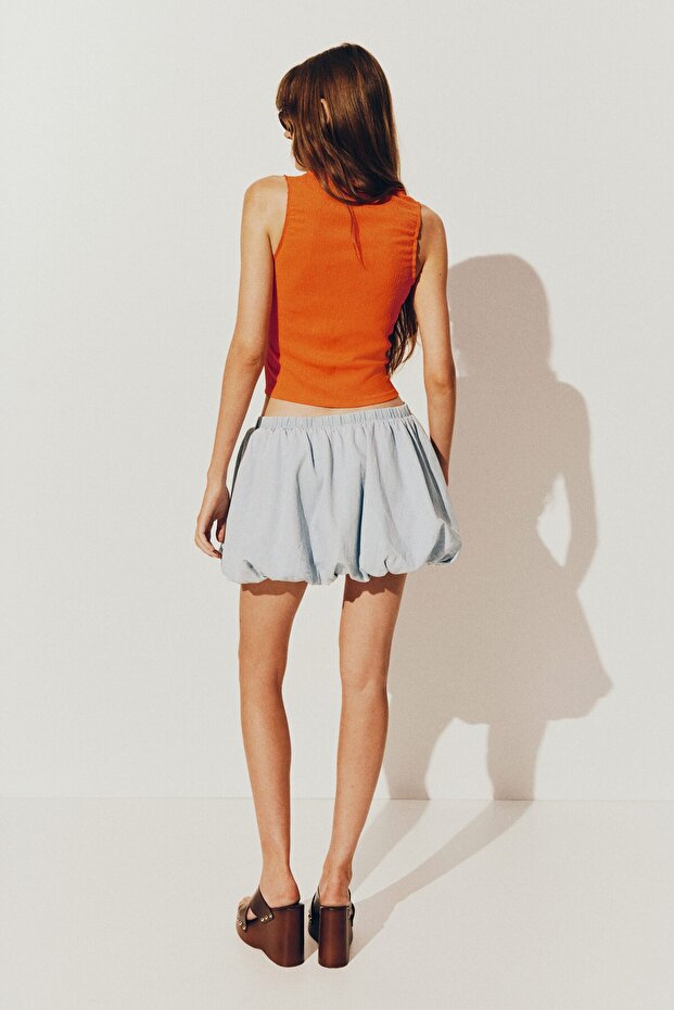 Kolsuz Krinkle Jarse Üst - 5