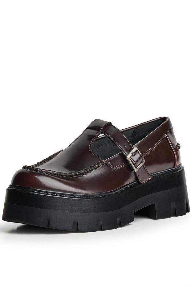 Kalın Tabanlı Şeritli Makosen - 7