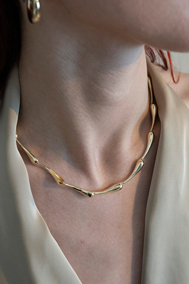 Iris Altın Kolye - 1