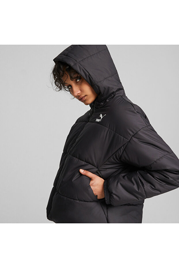 Classics Padded Kadın Siyah Mont - 4