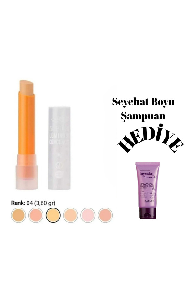Organic Vegan under Eye Brightening Concealer Effective Against Bruises and Dark Circles, Stick 15ml - 1