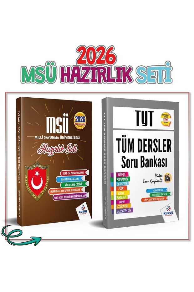 2026 MSÜ Hazırlık Seti Konu Anlatımlı ve Soru Bankası - 1