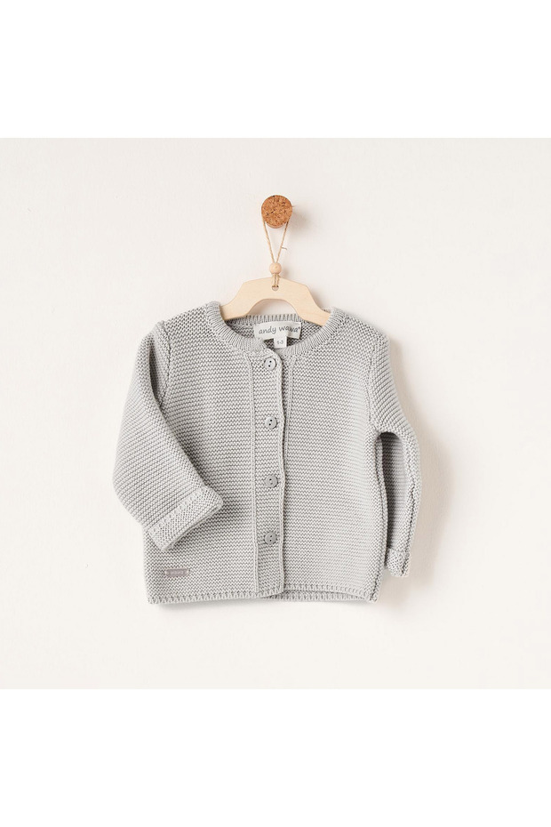 BEBEK TRİKO CEKET JACKET KNITWEAR BASIC - 1