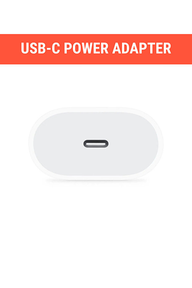 İphone 20W USB-C (TYPE-C) Hızlı Şarj Güç Adaptörü (Apple Şarj Başlığı) - 3
