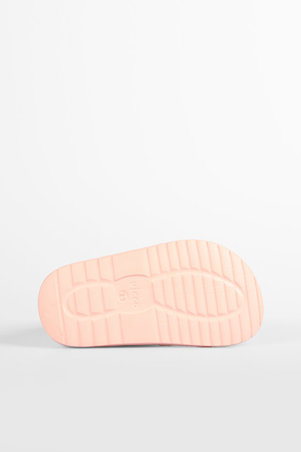 Miyu Model Basic Kız Bebek ve Çocuk Pudra Sandalet - 7