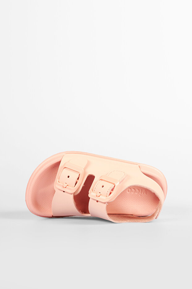 Miyu Model Basic Kız Bebek ve Çocuk Pudra Sandalet - 3