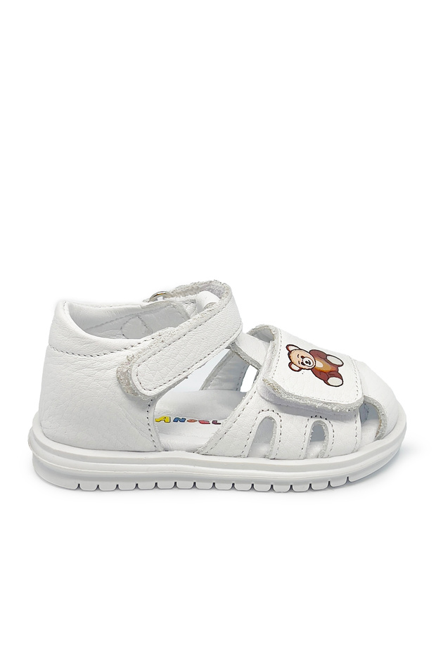 Unisex Model Genuine Leather Non-Slip Sole Baby Sandals Genuine Leather Children's Sandals