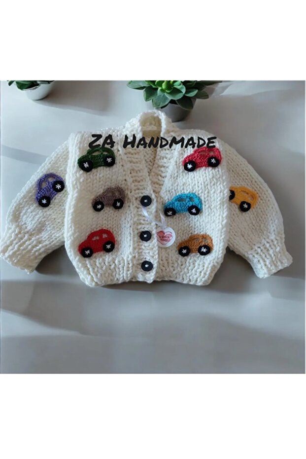 Arabalı hırka modeli - 1