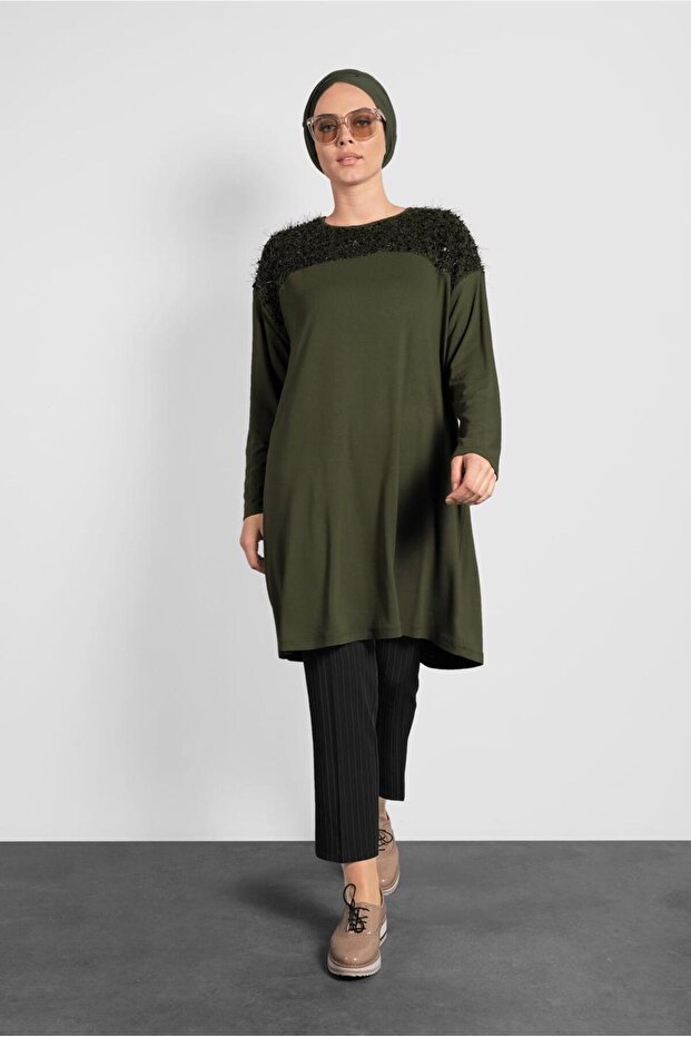 Pul Sequence Plus Size Tunic 20023 - 2