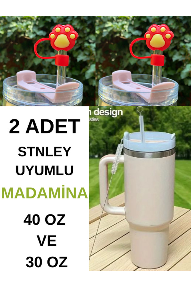 2 Adet 10 Mm Stnley Için Silikon Pipet Tıpası Kapağı Şekilli Quencher Pipet Tıpası, Silikon Kapak - 1