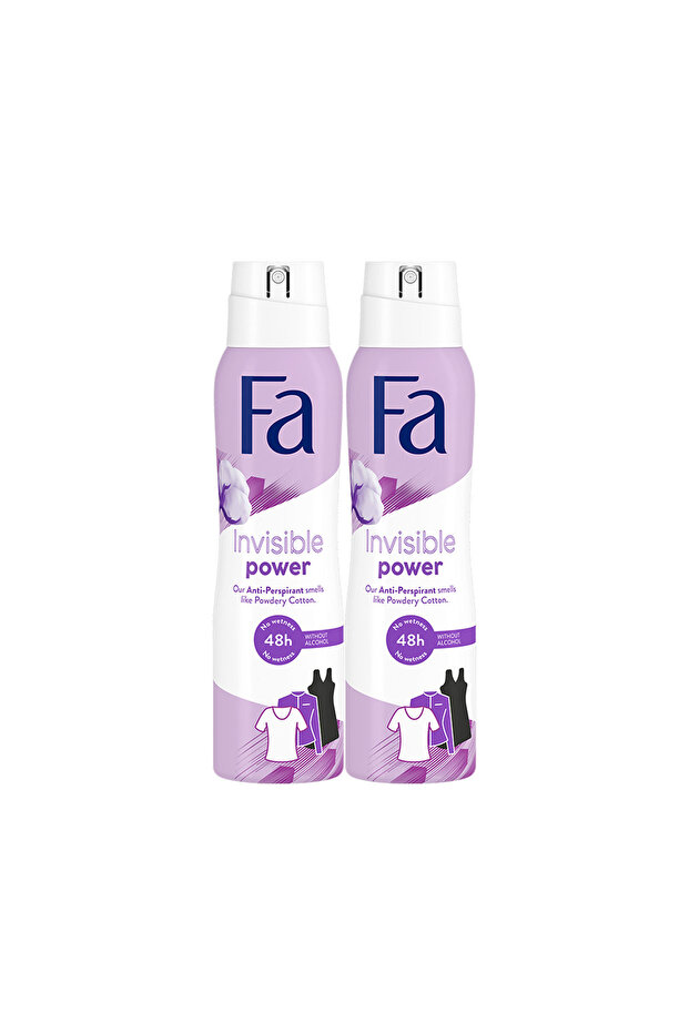 Invisible Power Deodorant Spray 2x150ml – Long-Lasting Freshness Value Pack