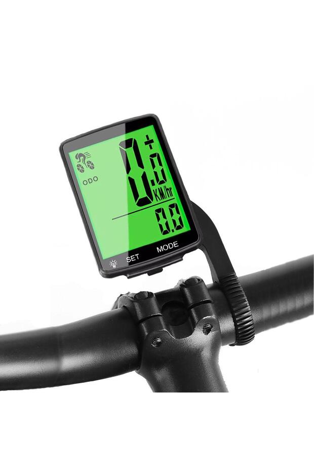 Wireless Multifunctional LCD Screen Bicycle Speedometer Odometer - 1