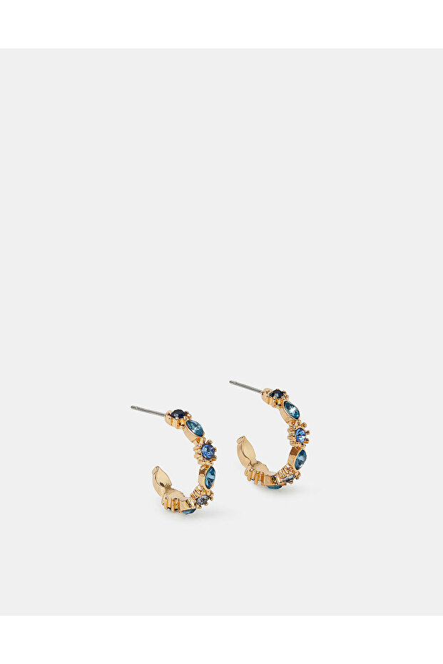 MINI ECLECTIC GEM HOOP Green - 2