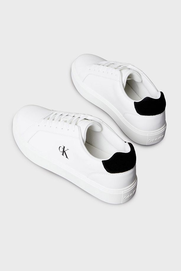 Deri Logolu Sneaker Ayakkabı YM0YM0143501W Erkek AYAKKABI YM0YM01435 01W - 4