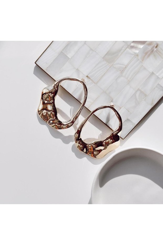 Grande Anello Steel Earrings