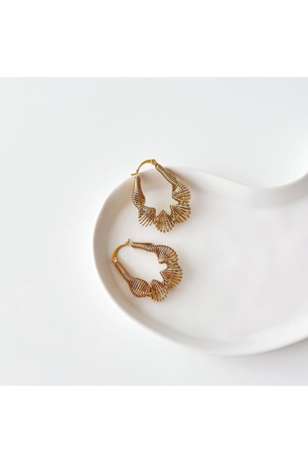 Pianta gold çelik küpe - 1